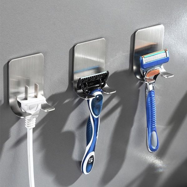 Stainless Steel Razor Hanger Bathroom Razor Hook - Image 2