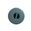 Round Data Cable Storage Box Earphone Storage Collection Box (Blue)