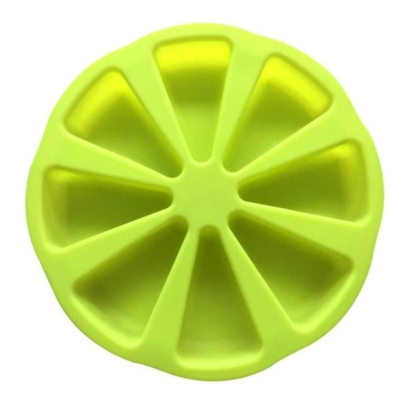 Silicone Orange Shape 8-Point Mold Kitchen Cake Pizza Baking Model (Green)