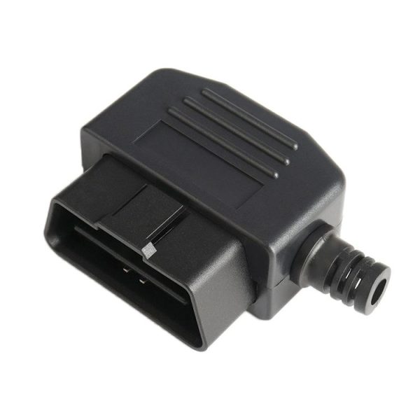 5 PCS 16PIN Car Male Connector OBD2 Connector Plug + Shell + Line Card + Screw OBD Plug J1962M - Image 2