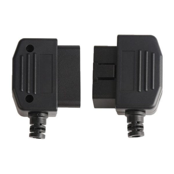 5 PCS 16PIN Car Male Connector OBD2 Connector Plug + Shell + Line Card + Screw OBD Plug J1962M - Image 6