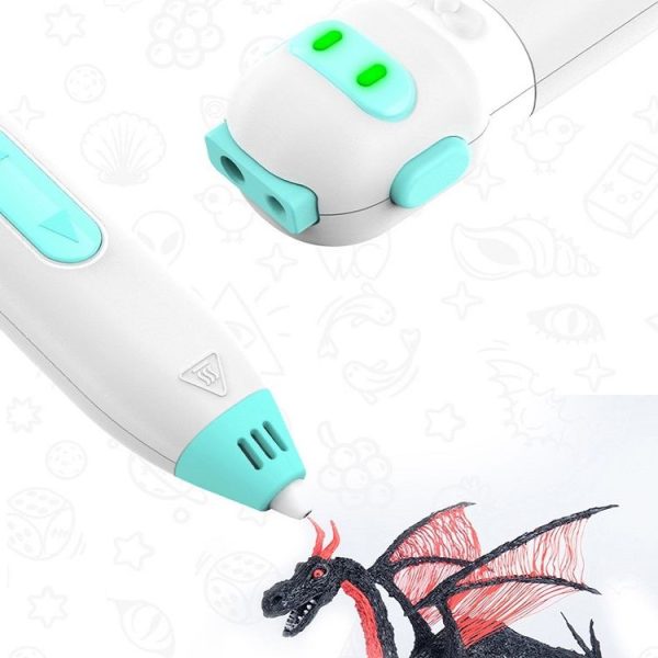 Drawing Three-Dimensional Graffiti Low Temperature 3D Printing Pen For Children A4 Pink - Image 3