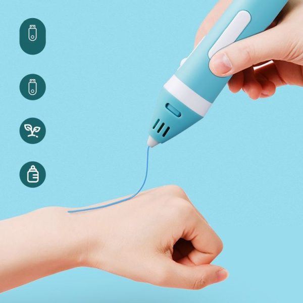 Drawing Three-Dimensional Graffiti Low Temperature 3D Printing Pen For Children A4 Pink - Image 4