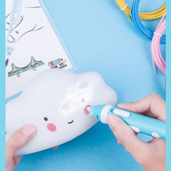 Drawing Three-Dimensional Graffiti Low Temperature 3D Printing Pen For Children A4 Pink - Image 5