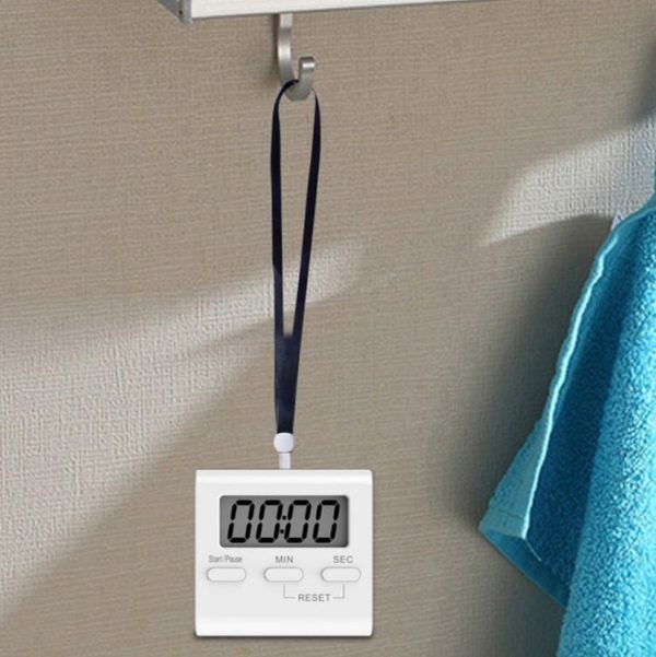 Kitchen Baking Timer Student Learning Reminder Timer (White) - Image 6