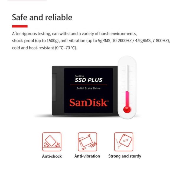 SanDisk SDSSDA 2.5 inch Notebook SATA3 Desktop Computer Solid State Drive, Capacity: 1TB - Image 5