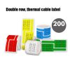 Network Cable Knife Type T-Type Double-Row Cable Thermal Paper Label Printing Paper For NIIMBOT B3 (Red) - Image 7