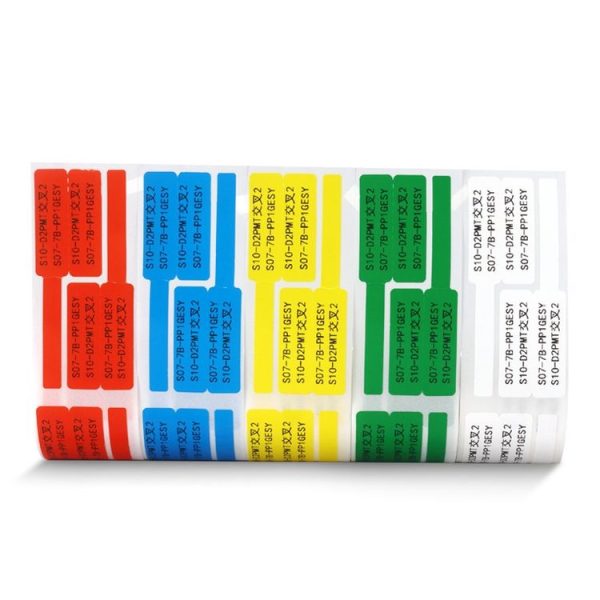 Network Cable Knife Type T-Type Double-Row Cable Thermal Paper Label Printing Paper For NIIMBOT B3 (Red) - Image 8