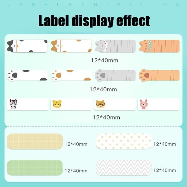 Thermal Label Paper Cosmetic Sticker Bottled Name Sticker For NIIMBOT D11 Printer, Size: Japanese Cuisine - Image 4