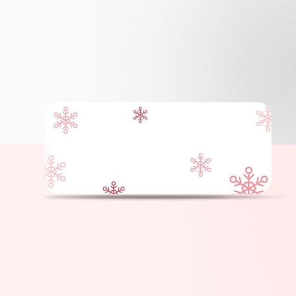 Thermal Label Paper Cosmetic Sticker Bottled Name Sticker For NIIMBOT D11 Printer, Size: Snow Red