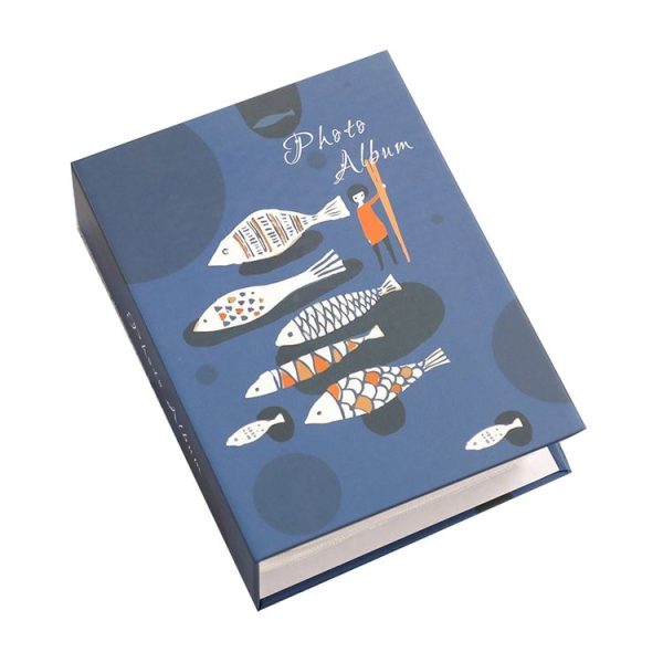 6 Inch 100 Sheets Photo Album 4D Interstitial Album (Fossil Fish 9201-5)