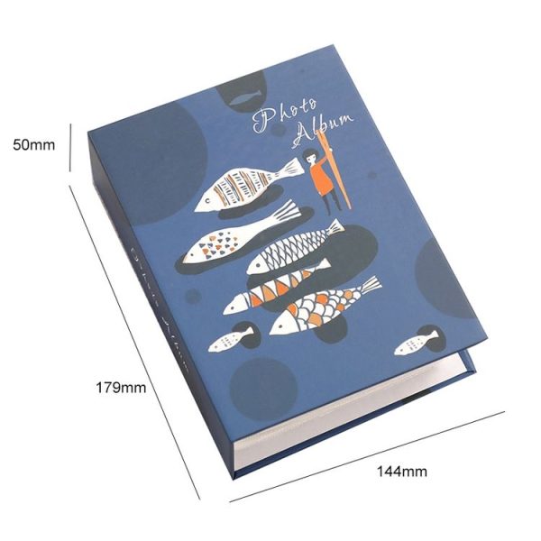 6 Inch 100 Sheets Photo Album 4D Interstitial Album (Fossil Fish 9201-5) - Image 2