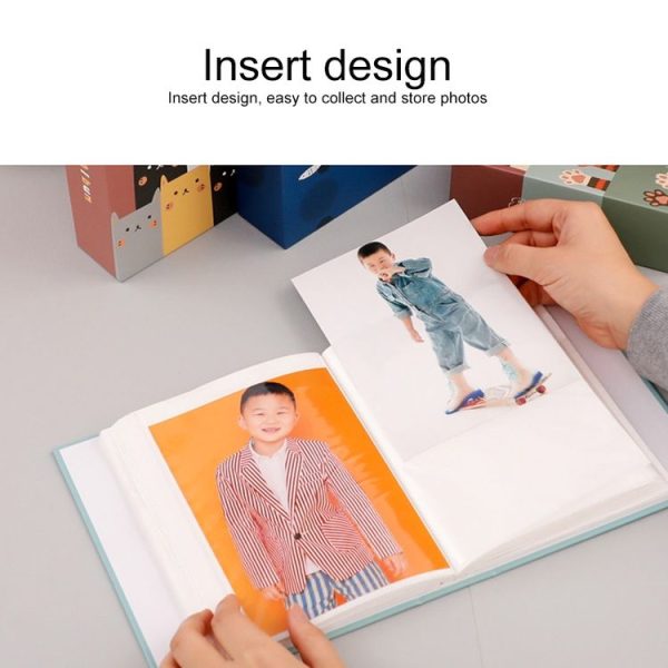 6 Inch 100 Sheets Photo Album 4D Interstitial Album (Fossil Fish 9201-5) - Image 4