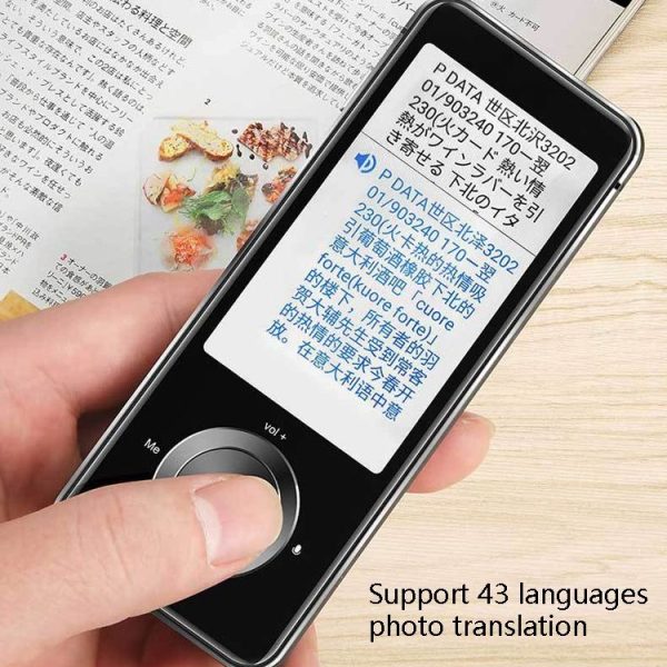 Hishell M9 Translator Offline Multi-Language Travel Abroad Portable Intelligent Simultaneous Translator (Black) - Image 5