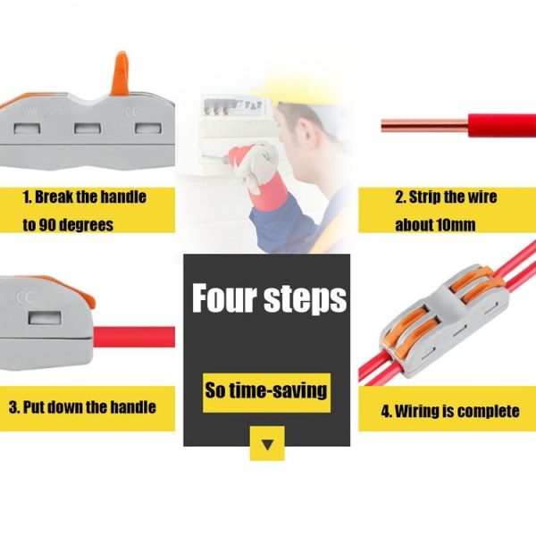 422A 10 PCS Universal PCT Terminal Fast Wire Joint Connector - Image 7