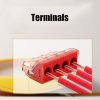 10 PCS VSELE VSE-104D Multifunctional Current Conductor Splicing Connectors Push-in Connector Terminal - Image 2