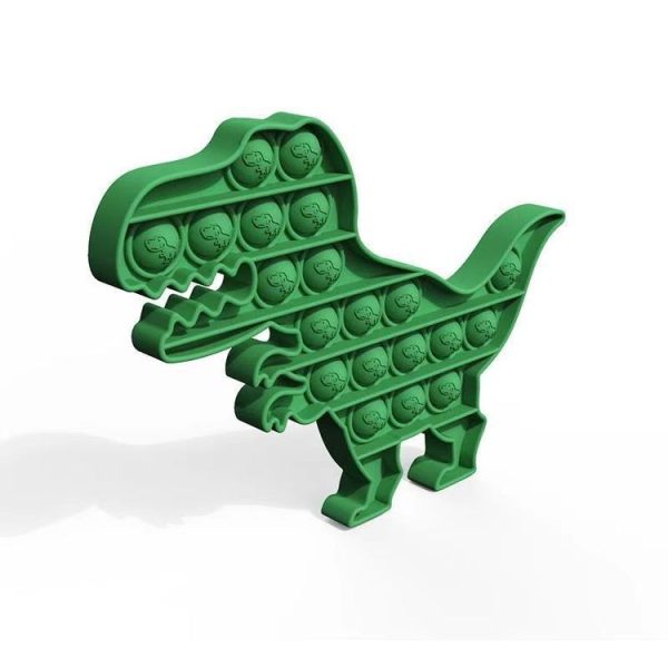 2 PCS Children Mathematical Logic Educational Toys Silicone Pressing Parent-Child Interactive Board Game, Style: Dinosaur - Image 2