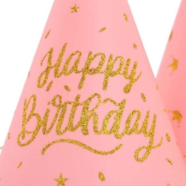20 PCS Sequined Fur Ball Birthday Hat Birthday Party Supplies Dress Up Paper Hat, Colour: 2 Gem Green Flash Ball - Image 4