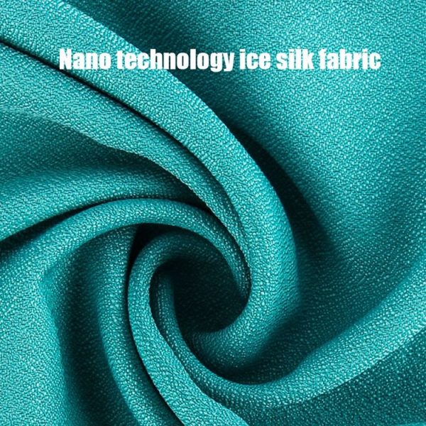 2 PCS 2 in 1Quick-Drying Sports Towel Silicone Storage Cover Outdoor Travel Cooling Towel Set, Size: S (Cartoon Green) - Image 4
