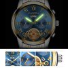 FNGEEN 4001 Men Watch Multi-Function Quartz Watch, Colour: White Steel Black Surface White Nails - Image 4