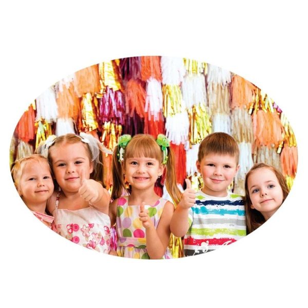 Color Polka Dot Paper Tassels Birthday Room Decoration Ribbon Garland (TM-002 Pink Dots) - Image 5