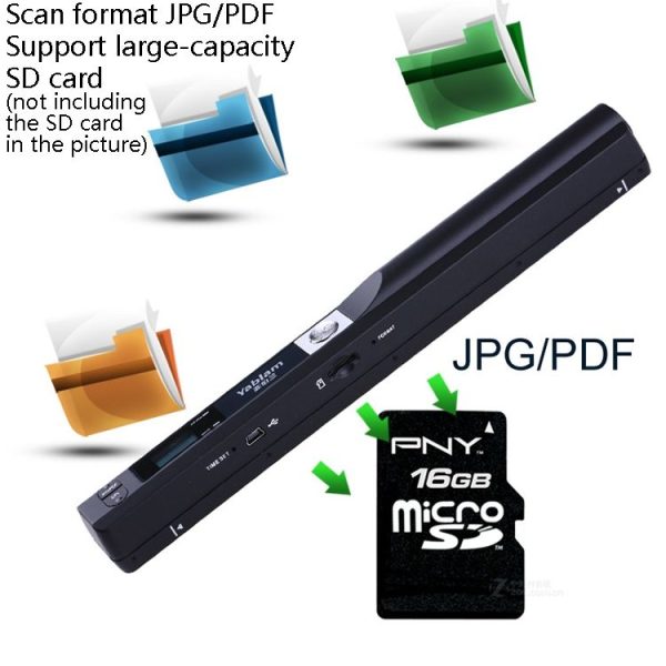 Yablam YS01 Handheld Portable Scanner HD Home Color Book Document Photo Scanning Pen - Image 6