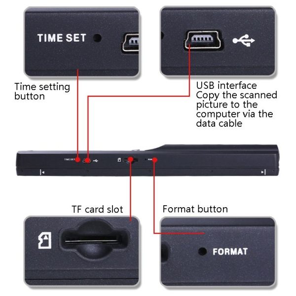 Yablam YS01 Handheld Portable Scanner HD Home Color Book Document Photo Scanning Pen - Image 7