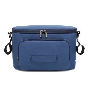Baby Stroller Bag Mummy Bag Stroller Accessories Hanging Bag (Dark Blue)