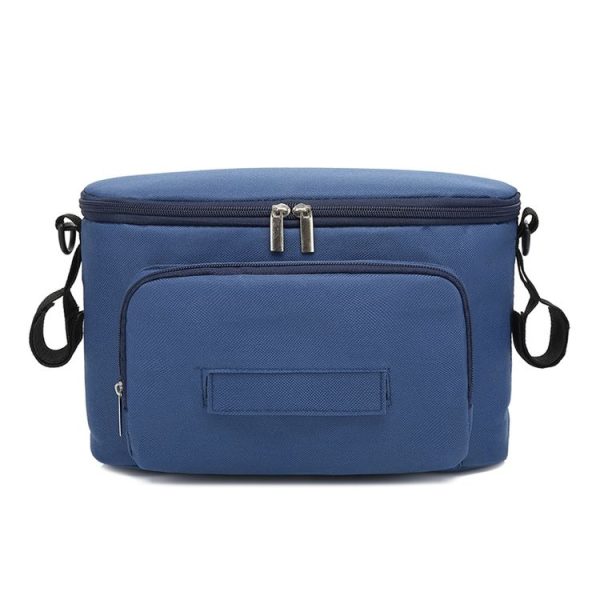 Baby Stroller Bag Mummy Bag Stroller Accessories Hanging Bag (Dark Blue)