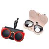 Cute And Funny PU Sunglasses Case Portable Glasses Case With Hanging Buckle, Colour: Red Love - Image 3