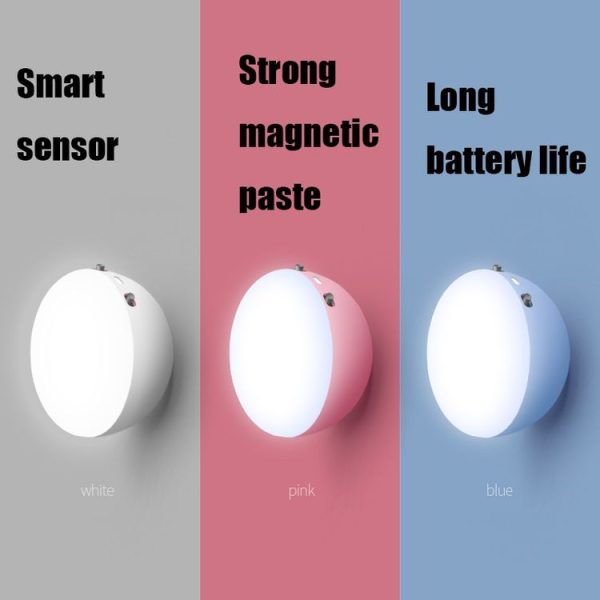 XYD-1001 Intelligent Human Body Induction + Light Sensor LED Night Light Desk Lamp Corridor Wall Lamp (White+Yellow Light) - Image 2