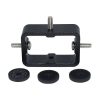 2 PCS Multi-Device Tripod Mount Adapter Live Broadcast Bracket 3 x 1 / 4 inch Threads Screw Clip - Image 3