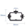 2 PCS Multi-Device Tripod Mount Adapter Live Broadcast Bracket 3 x 1 / 4 inch Threads Screw Clip - Image 4