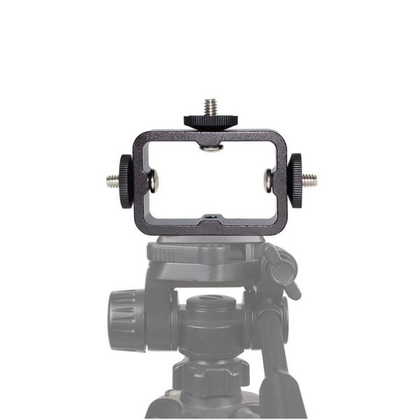 2 PCS Multi-Device Tripod Mount Adapter Live Broadcast Bracket 3 x 1 / 4 inch Threads Screw Clip - Image 5