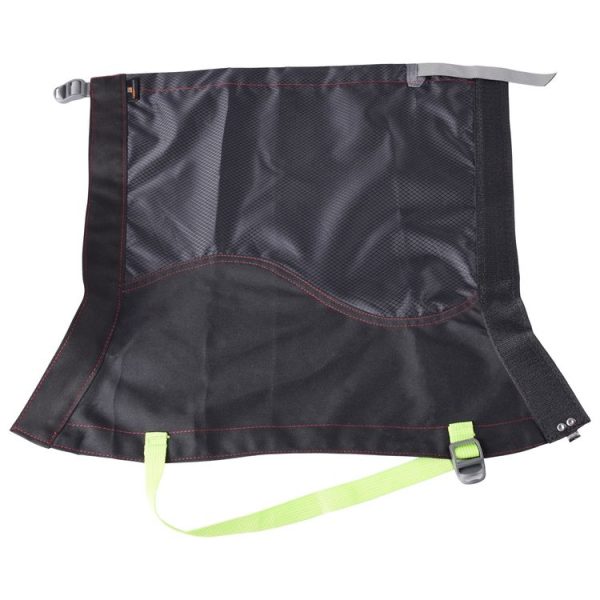 LUCKSTONE Outdoor Mountaineering Hiking Skiing Wear-Resistant Oxford Foot Cover, Size: L (Red Black) - Image 3