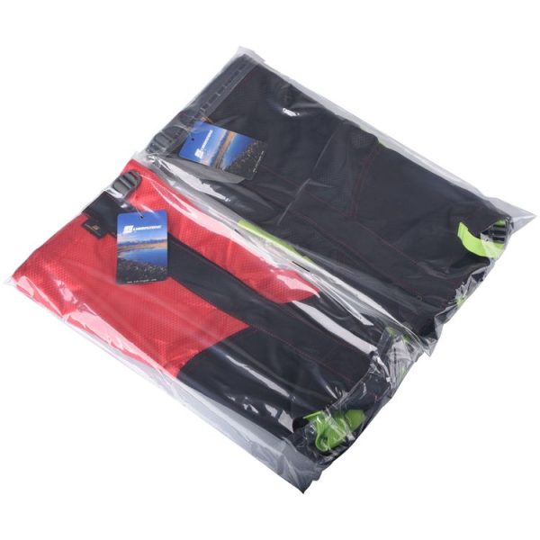 LUCKSTONE Outdoor Mountaineering Hiking Skiing Wear-Resistant Oxford Foot Cover, Size: L (Red Black) - Image 5