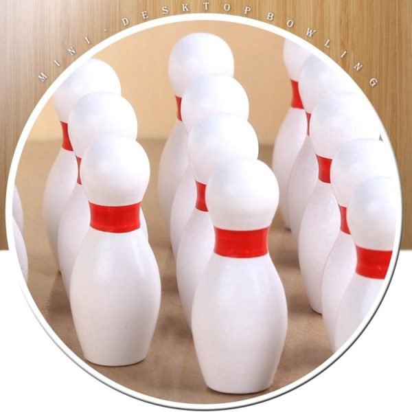 Mini Puzzle Desktop Bowling Indoor Parent-Child Decompression Toy Size: Small - Image 5