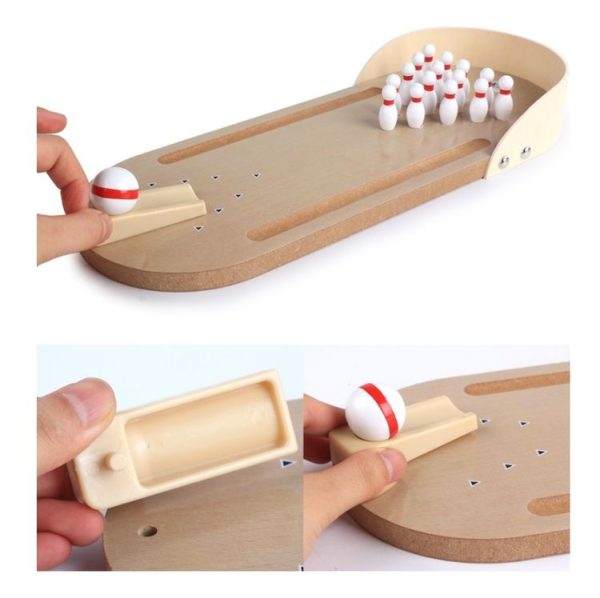 Mini Puzzle Desktop Bowling Indoor Parent-Child Decompression Toy Size: Small - Image 6
