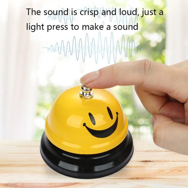 Bar Counter Dishes Ring Bell Pendant Brass Bell Meal Bell (Black Letters) - Image 6