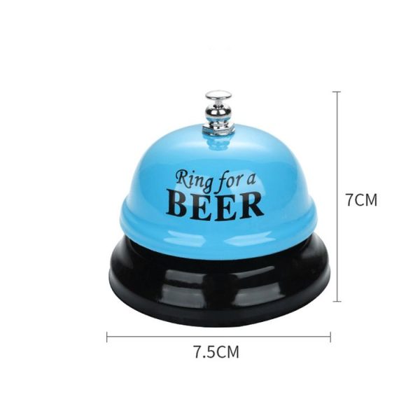 Bar Counter Dishes Ring Bell Pendant Brass Bell Meal Bell (Black Letters) - Image 7
