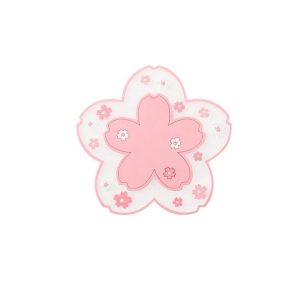 Home Cherry Blossoms Silicone Table Mat Non-Slip Mat Insulation Mat, Specification: Powder Coaster