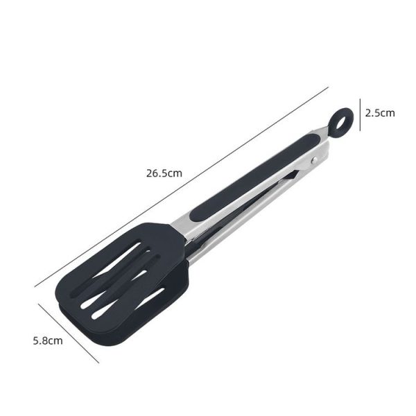 Kitchen Food Tongs Hotel Steak Tongs Insulated Long-Handled Bread Tongs Barbecue Clip Barbecue Clip (Pink) - Image 3