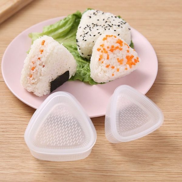 4 Sets Children Bento DIY Rice Ball Sushi Mold Set, Specification: Big Small Triangle - Image 3