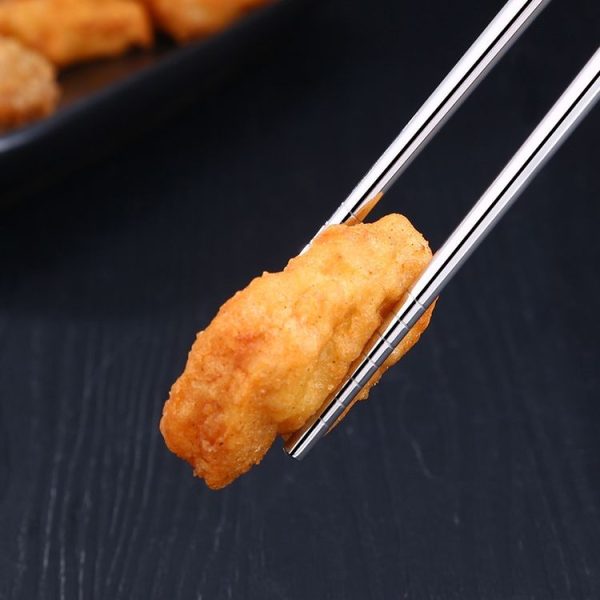 1 Pair Extended Chopsticks Stainless Steel Non-Slip Anti-Scalding Long Chopsticks Noodle Chopsticks Hot Pot Chopsticks - Image 4