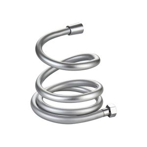 Shower Hose Water Heater Rain Shower Bathroom Stainless Steel Shower PVC Nozzle Hose, Specification: 2m Silver