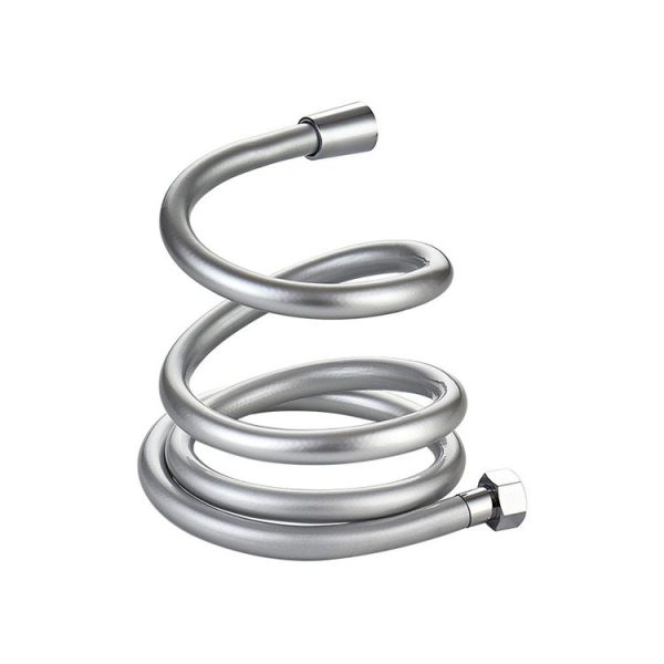 Shower Hose Water Heater Rain Shower Bathroom Stainless Steel Shower PVC Nozzle Hose, Specification: 2m Silver