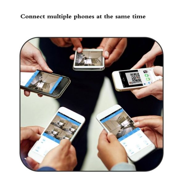 A12 Mini 1080P 5GHz Wireless WiFi Security Camera Night Vision Remote Home Small Surveillance Camera (Matte Black) - Image 12
