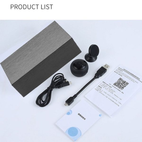 A12 Mini 1080P 5GHz Wireless WiFi Security Camera Night Vision Remote Home Small Surveillance Camera (Matte Black) - Image 17