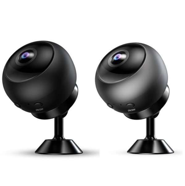 A12 Mini 1080P 5GHz Wireless WiFi Security Camera Night Vision Remote Home Small Surveillance Camera (Matte Black) - Image 2