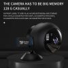 A12 Mini 1080P 5GHz Wireless WiFi Security Camera Night Vision Remote Home Small Surveillance Camera (Matte Black) - Image 5